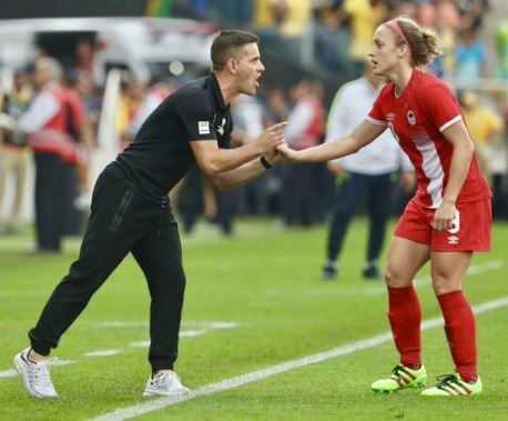 Clare Herdman husband John Herdman led the women's national team to the FIFA World Cup in 2007 and 2011.